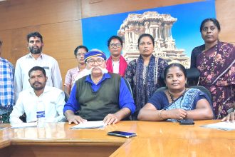 ರೈತರ ಕೈಯಲ್ಲಿರುವ ಭೂಮಿಯನ್ನು ಪರಿಶೀಲಿಸಿ ಉಳಿಮೆ ಮಾಡುವವರಿಗೆ ,ಭೂಮಿ ಕೊಡಿ, .ಸರ್ಕಾರ ಕ್ಕೆ ಕರಿಯಪ್ಪ ಗುಡಿಮನಿ ಅಗ್ರಹ