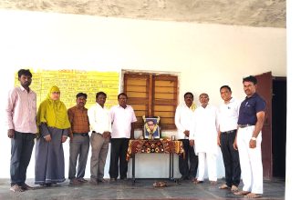 ಅಲ್ಲೀಪುರ: ಕಂಪಿಲರಾಯ ಗಿರಿಜನ ಪ್ರೌಢಶಾಲೆಯಲ್ಲಿ ಅಂಬೇಡ್ಕರ್ ಜಯಂತಿ ಆಚರಣೆ