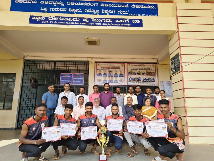 ಗುಡ್ಡಗಾಡು ( ಕ್ರಾಸ್ ಕಂಟ್ರಿ ) ಪಂದ್ಯಾವಳಿಯಲ್ಲಿ ಎಸ್ಐಎಸ್ ವೈ ಸರ್ಕಾರಿ ಪ್ರಥಮ ದರ್ಜೆ ಕಾಲೇಜು ಪ್ರಥಮ 